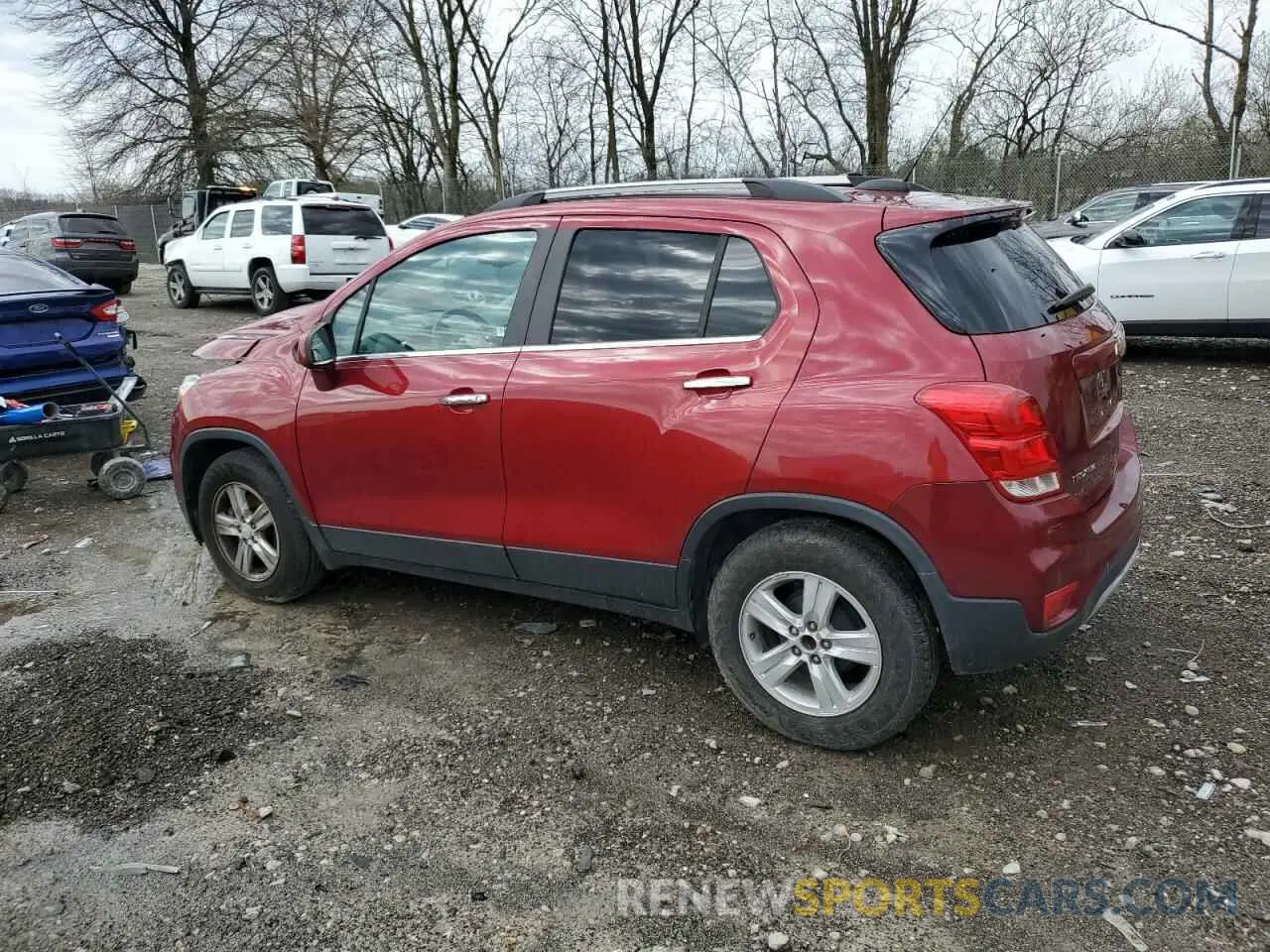 2 Photograph of a damaged car 3GNCJLSB9LL112868 CHEVROLET TRAX 2020