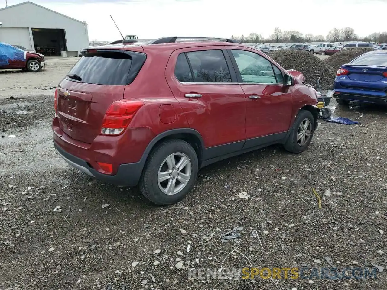 3 Photograph of a damaged car 3GNCJLSB9LL112868 CHEVROLET TRAX 2020
