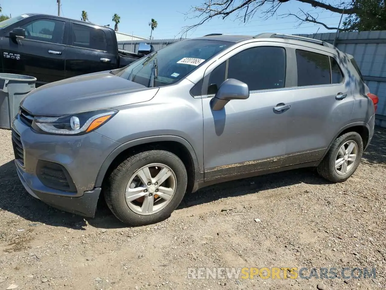 1 Photograph of a damaged car 3GNCJLSBXLL249723 CHEVROLET TRAX 2020