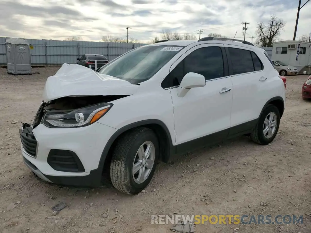 1 Photograph of a damaged car 3GNCJLSBXLL282351 CHEVROLET TRAX 2020