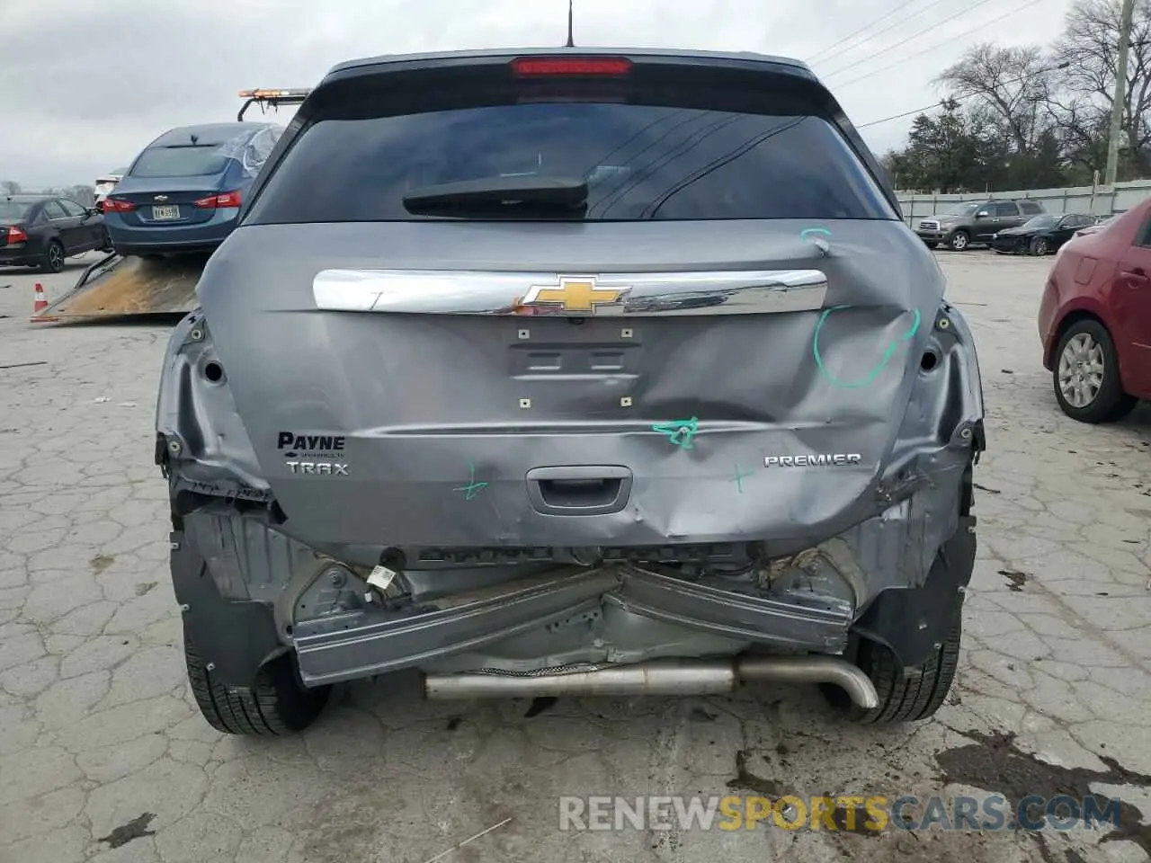 6 Фотография поврежденного автомобиля 3GNCJMSB3LL335977 CHEVROLET TRAX 2020