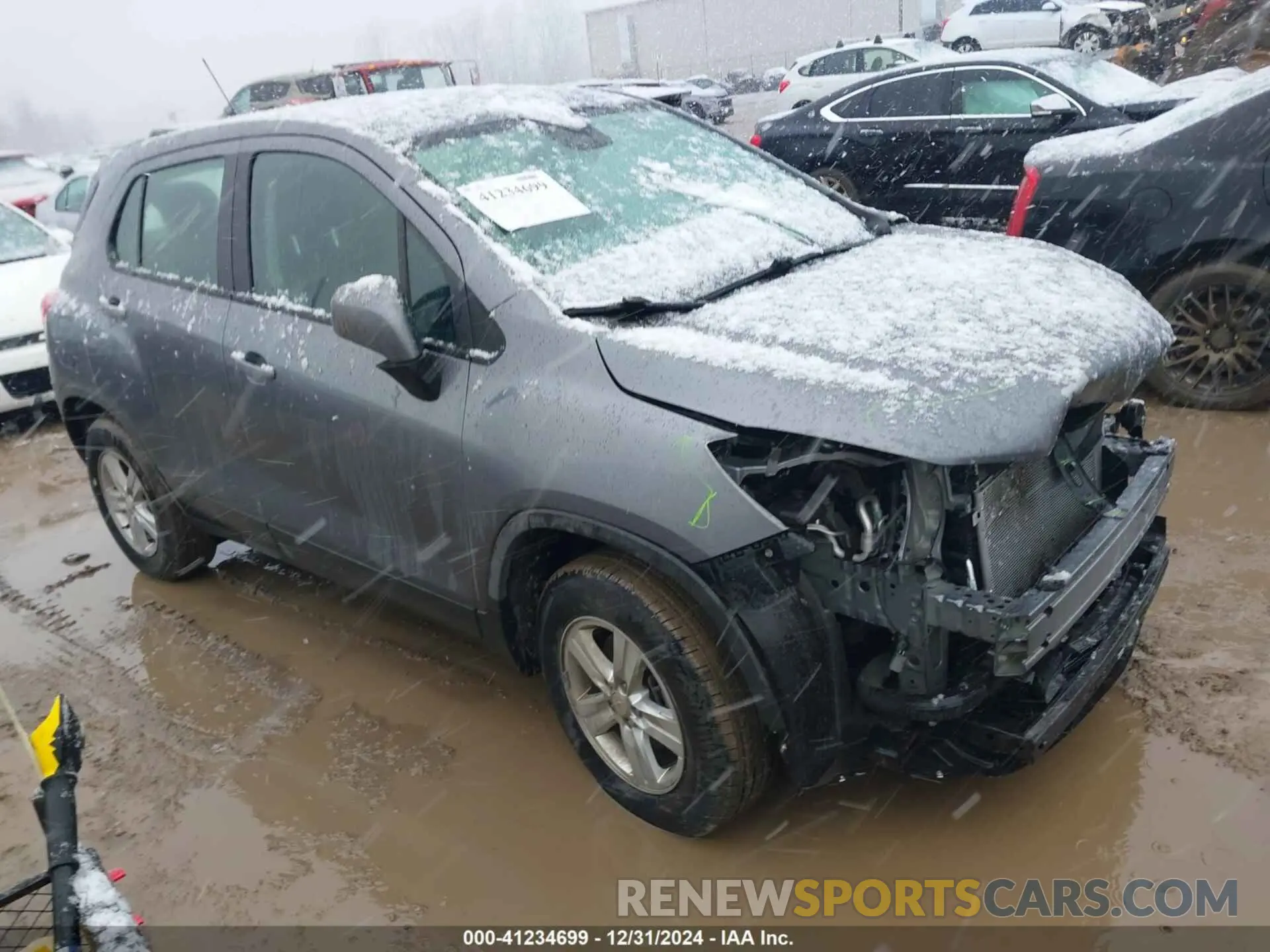 1 Фотография поврежденного автомобиля 3GNCJNSB0LL314882 CHEVROLET TRAX 2020