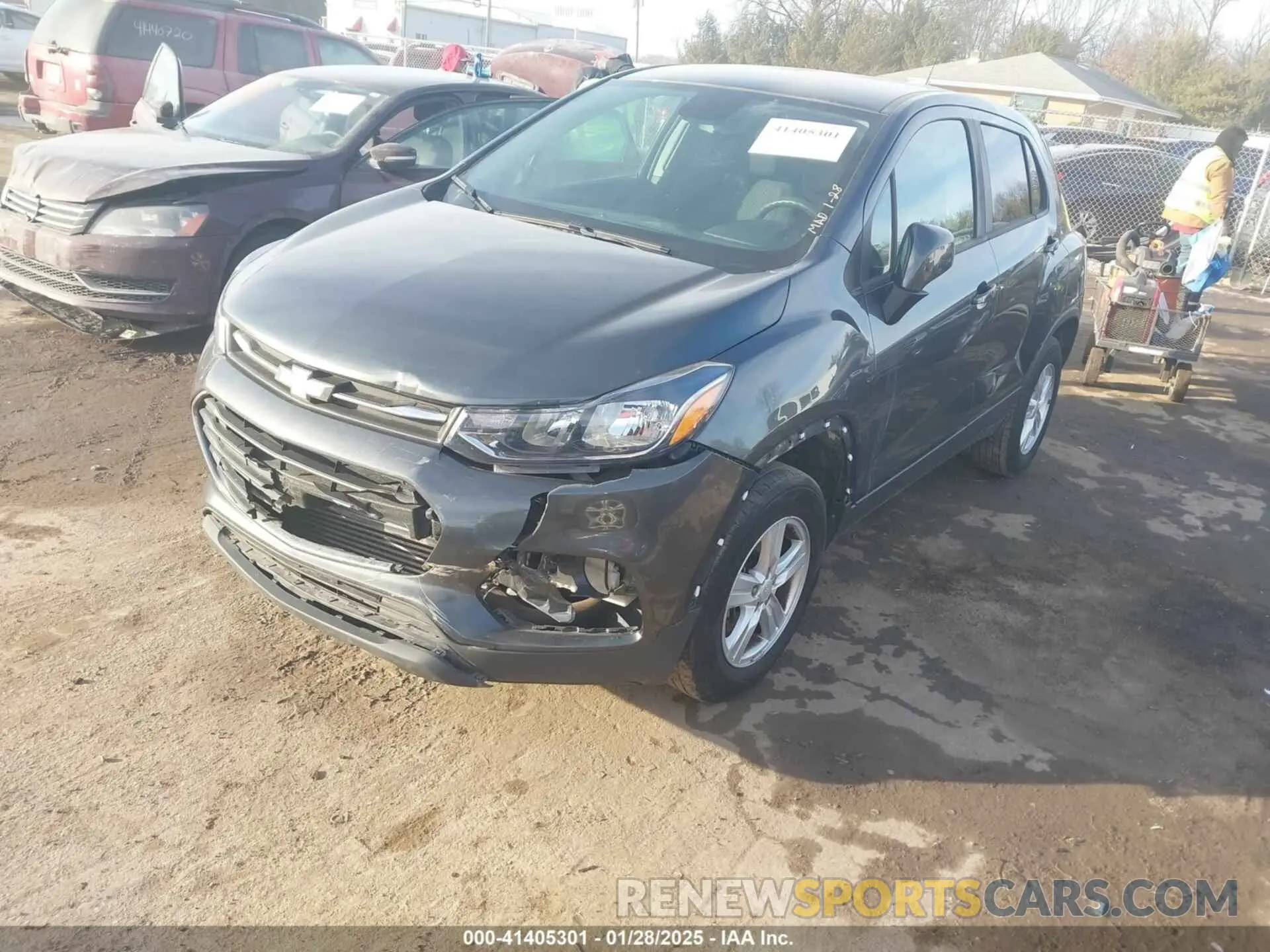 2 Photograph of a damaged car 3GNCJNSB7LL128580 CHEVROLET TRAX 2020