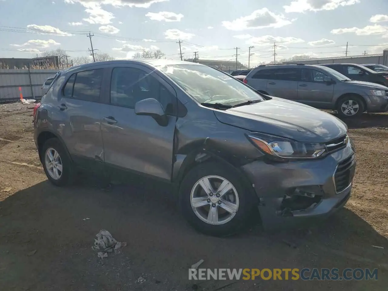 4 Photograph of a damaged car 3GNCJNSB9LL134302 CHEVROLET TRAX 2020
