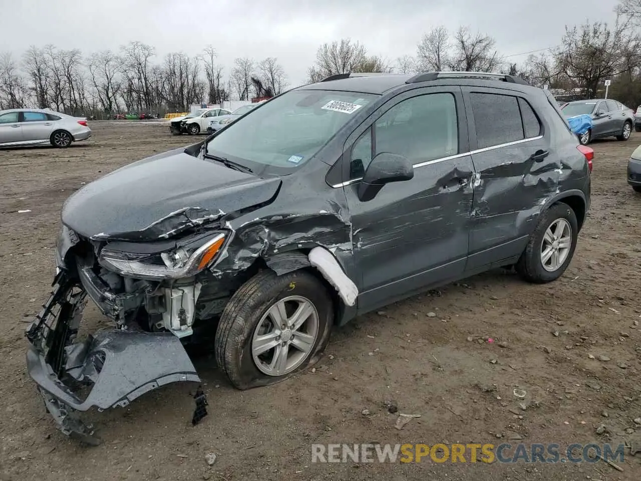 1 Photograph of a damaged car 3GNCJPSBXLL182158 CHEVROLET TRAX 2020