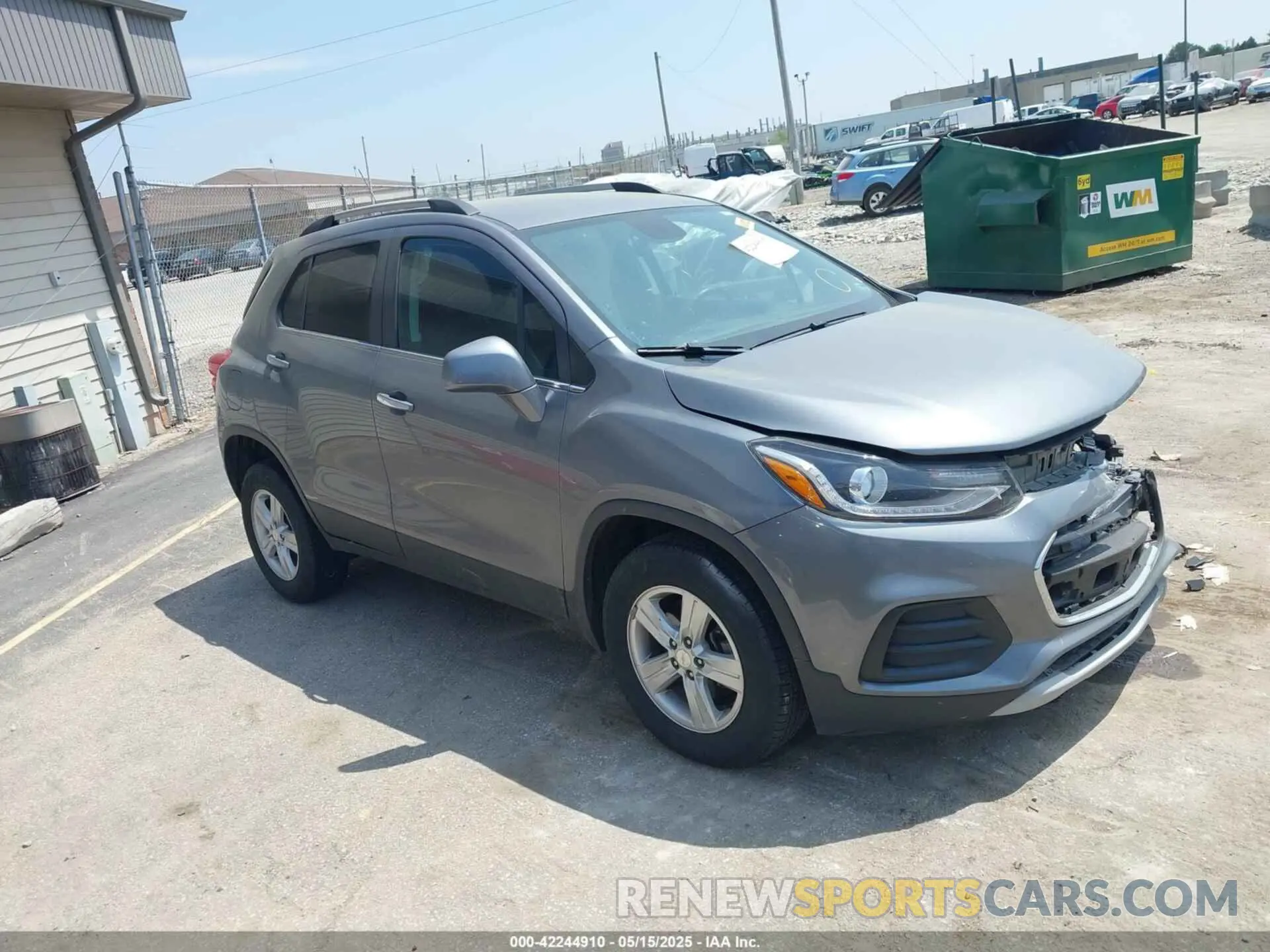 1 Photograph of a damaged car 3GNCJPSBXLL275553 CHEVROLET TRAX 2020