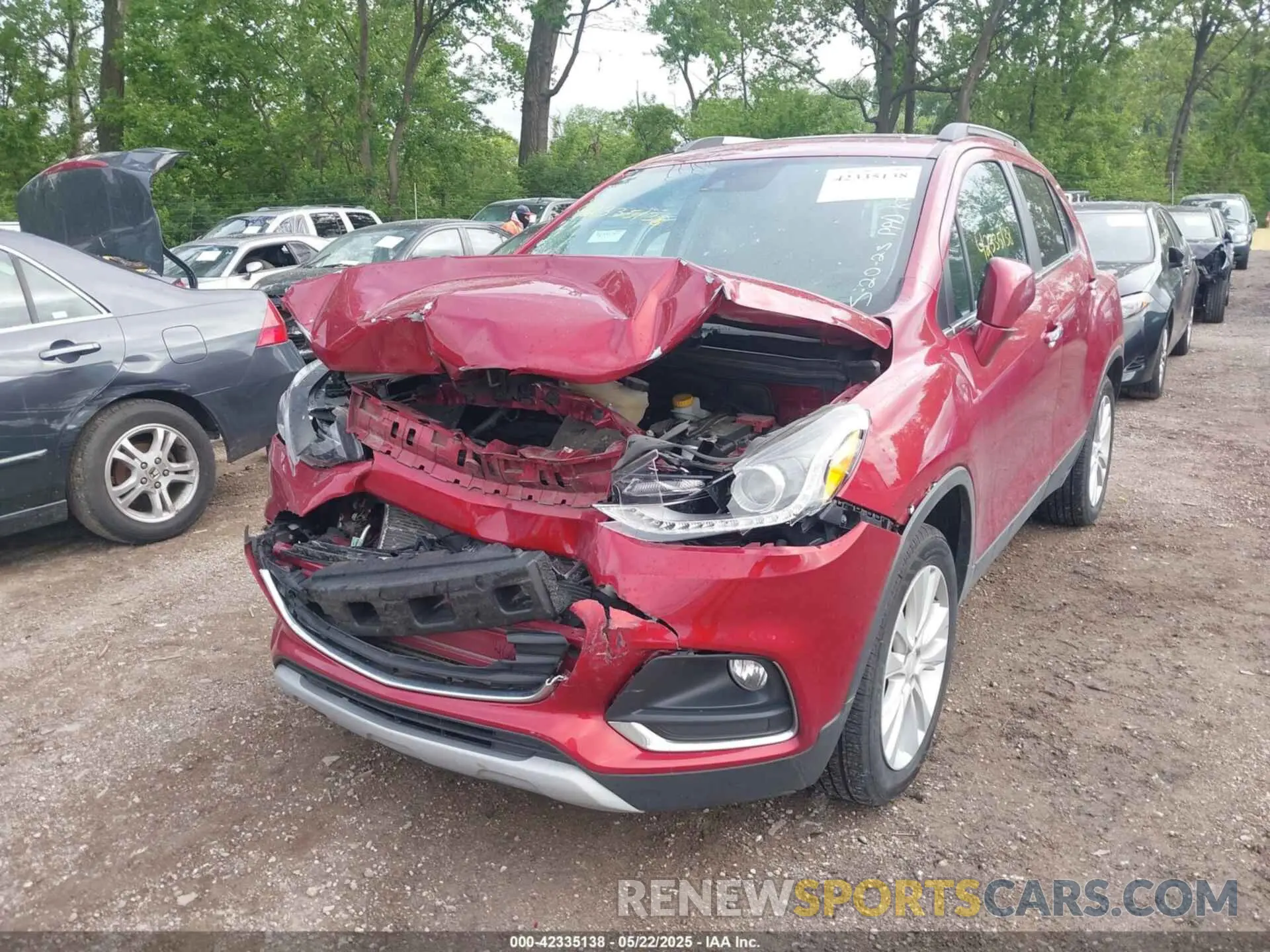 2 Фотография поврежденного автомобиля 3GNCJRSB4LL237702 CHEVROLET TRAX 2020