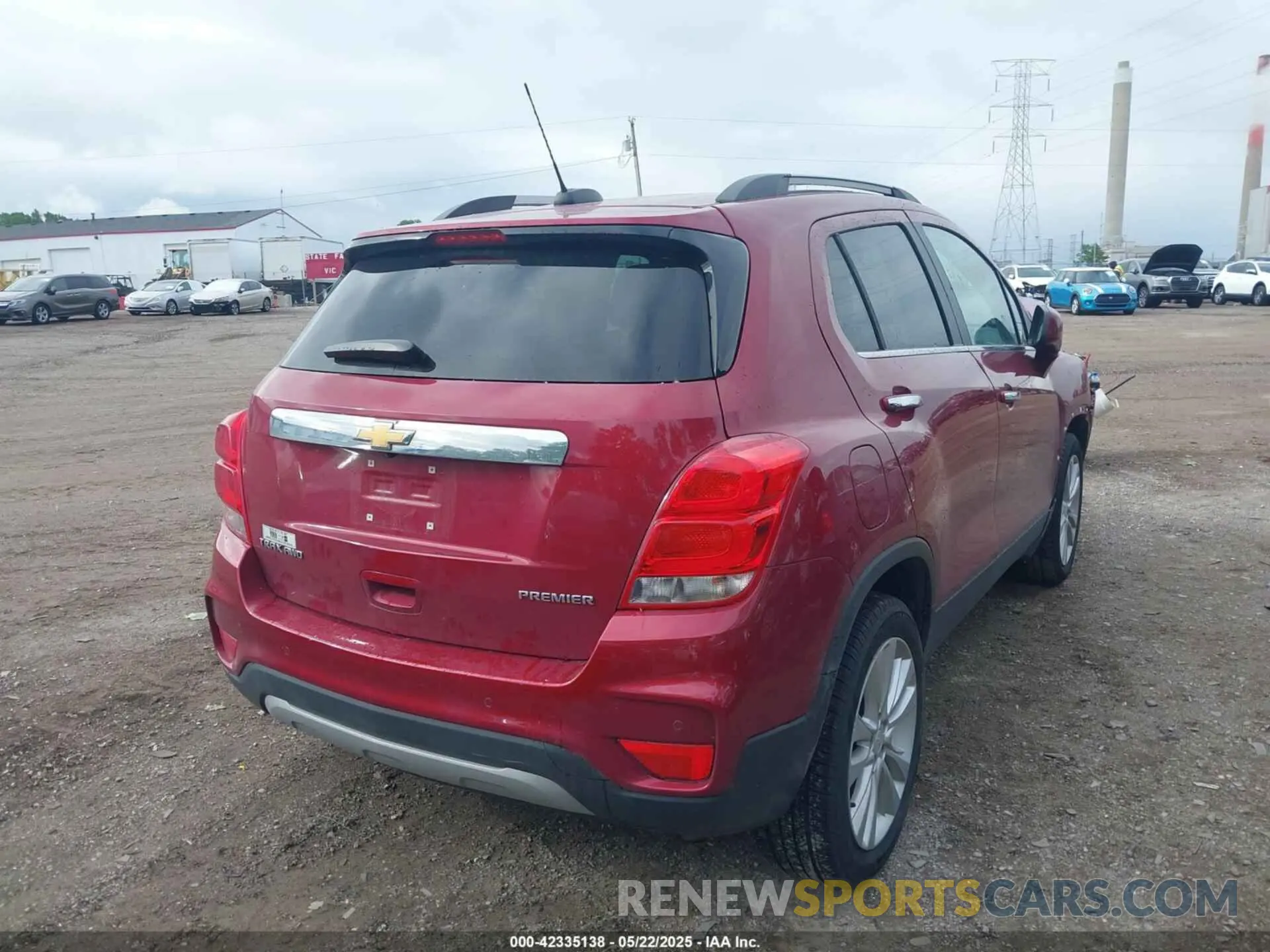 4 Фотография поврежденного автомобиля 3GNCJRSB4LL237702 CHEVROLET TRAX 2020