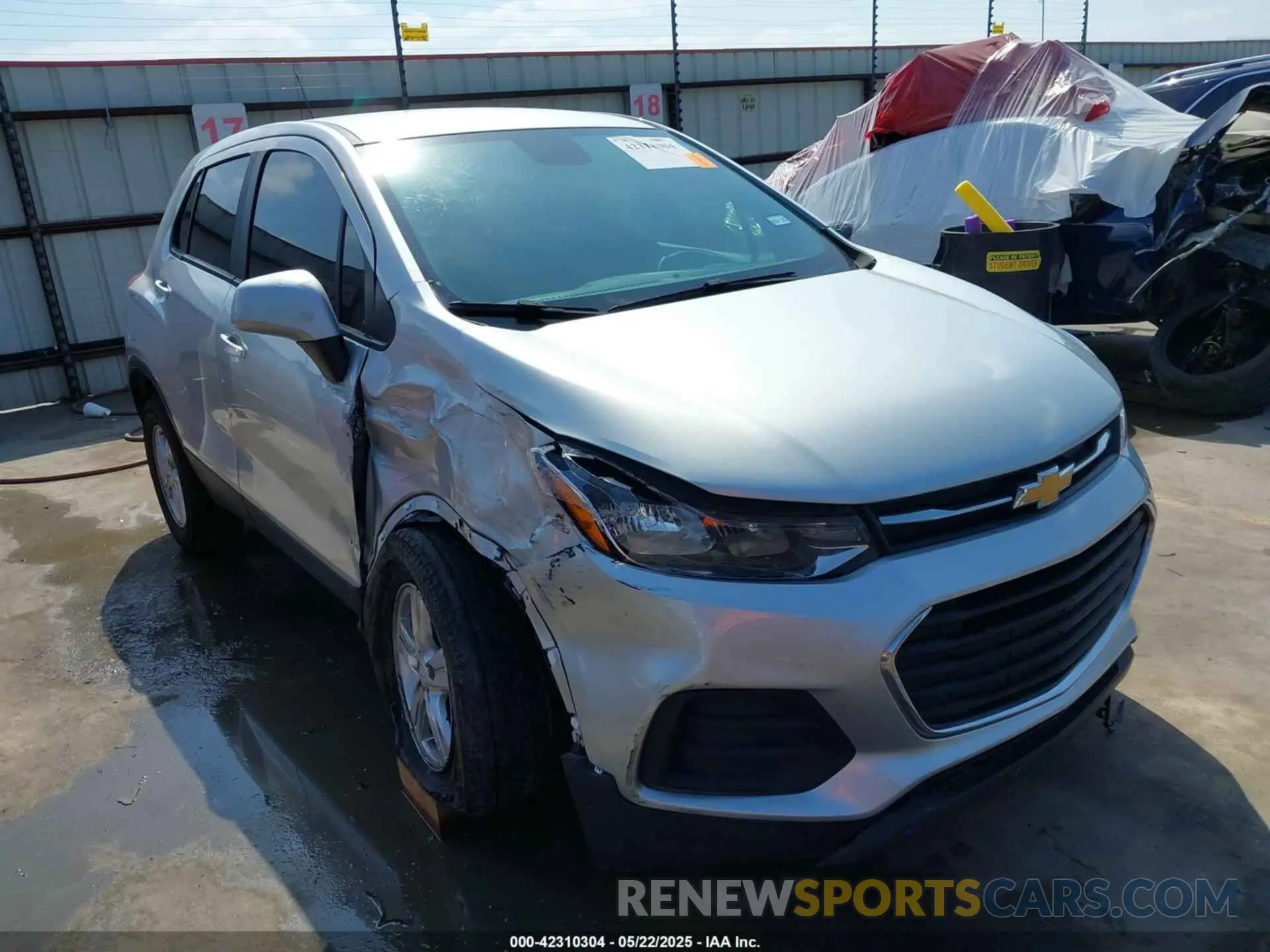 6 Фотография поврежденного автомобиля KL7CJKSB1LB039707 CHEVROLET TRAX 2020