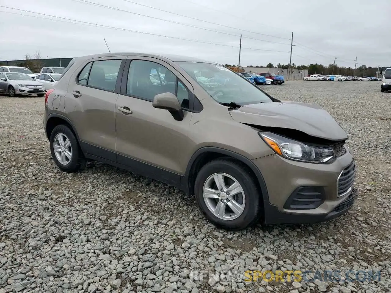 4 Фотография поврежденного автомобиля KL7CJKSB2LB344634 CHEVROLET TRAX 2020