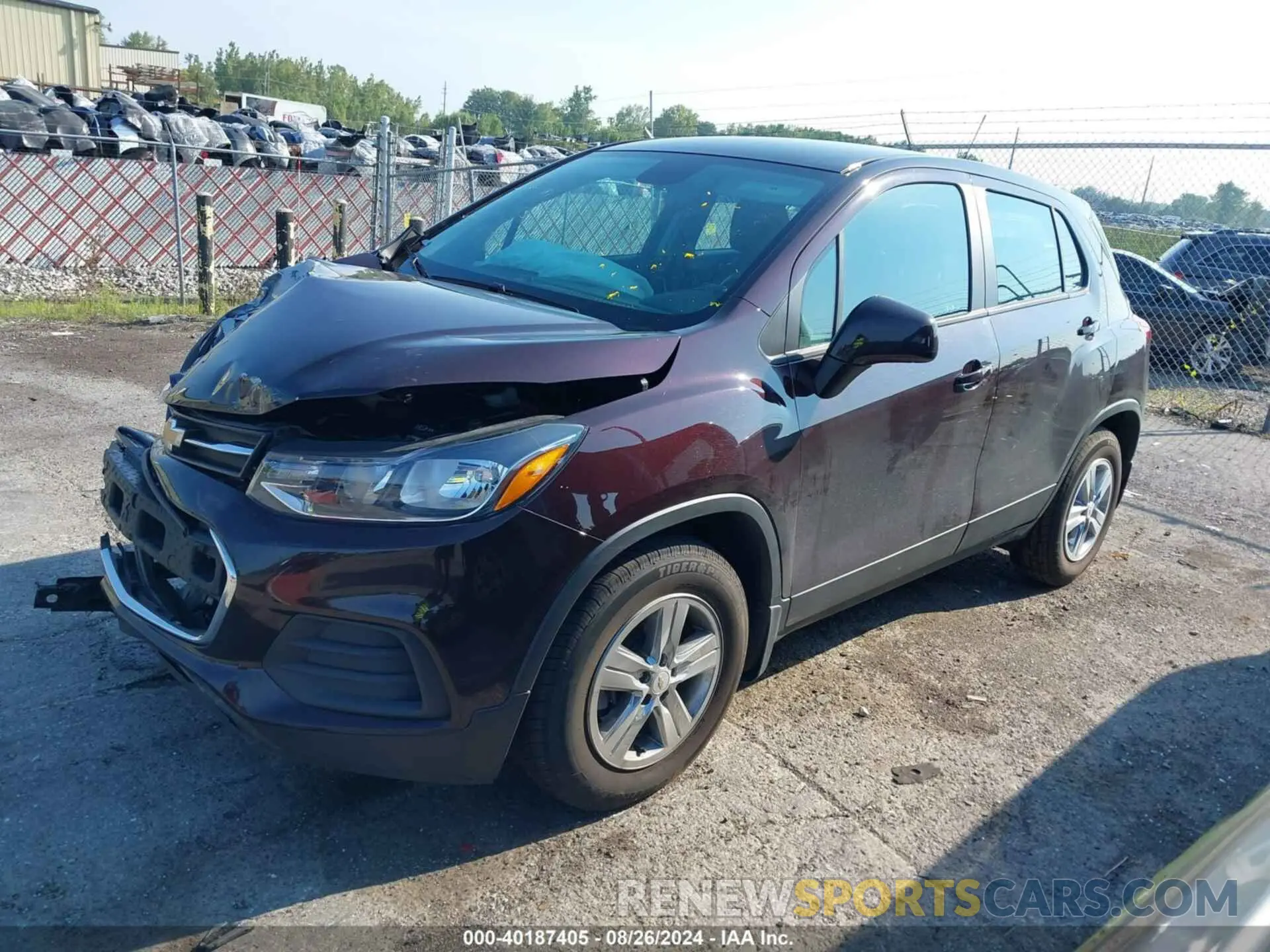 2 Photograph of a damaged car KL7CJKSB2LB352250 CHEVROLET TRAX 2020