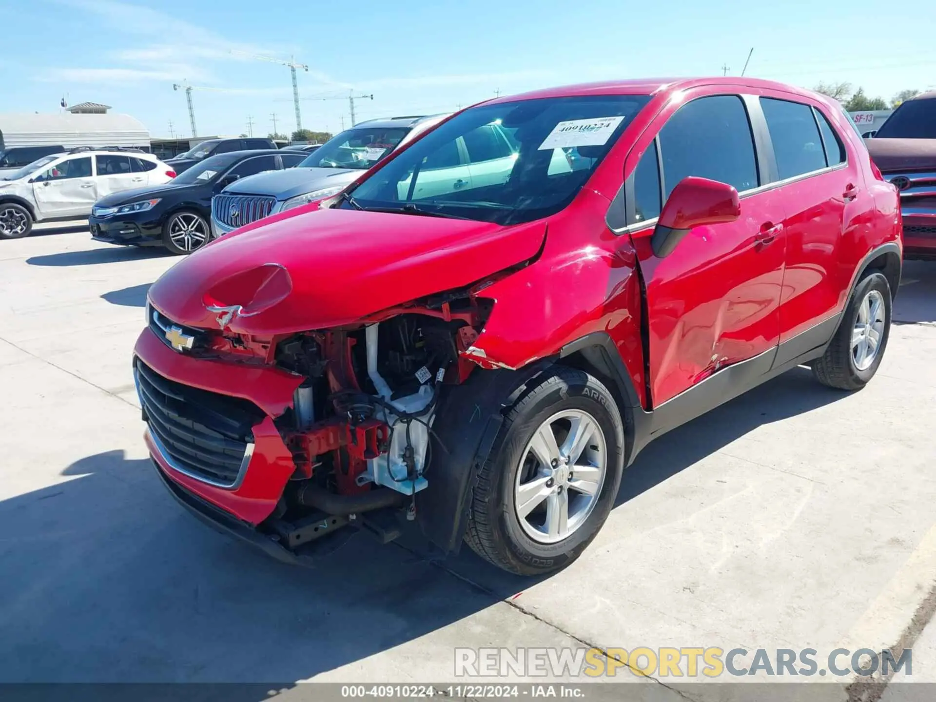2 Фотография поврежденного автомобиля KL7CJKSB4LB343226 CHEVROLET TRAX 2020