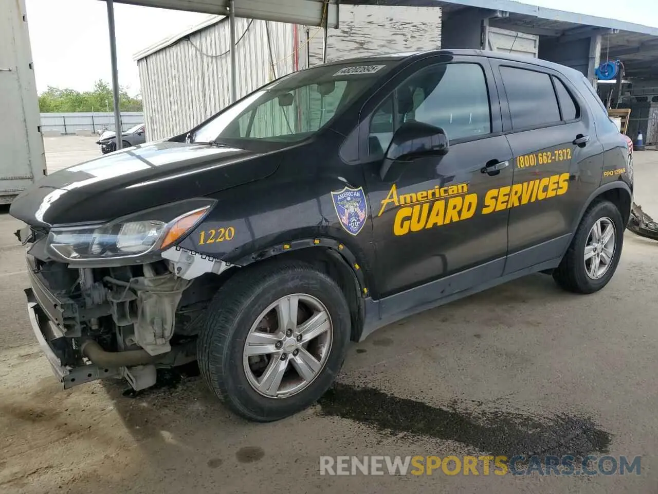 1 Photograph of a damaged car KL7CJKSB5LB041220 CHEVROLET TRAX 2020