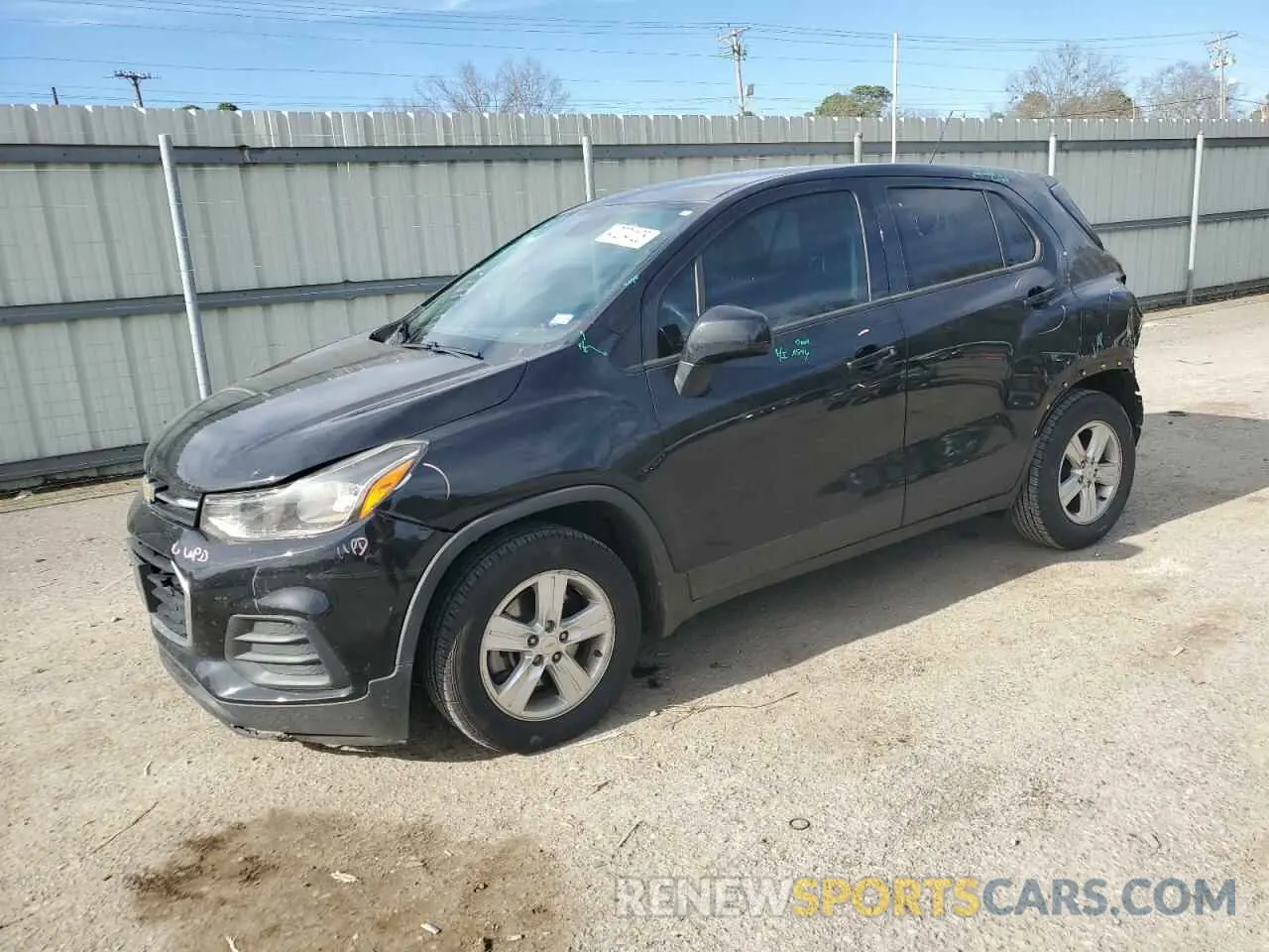 1 Фотография поврежденного автомобиля KL7CJKSB7LB040697 CHEVROLET TRAX 2020