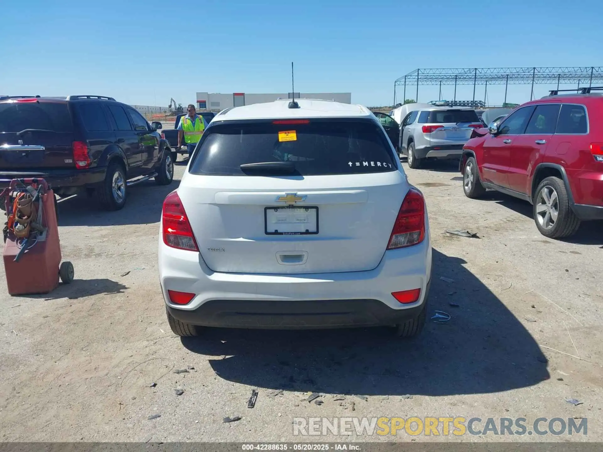 15 Photograph of a damaged car KL7CJKSB8LB052146 CHEVROLET TRAX 2020