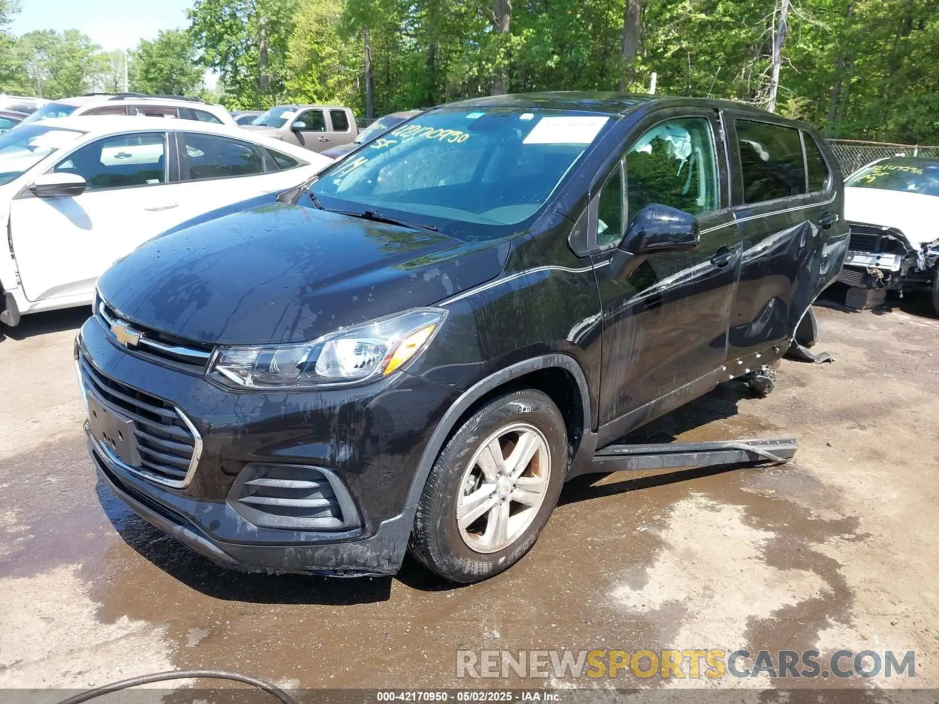 2 Фотография поврежденного автомобиля KL7CJKSB9LB067027 CHEVROLET TRAX 2020