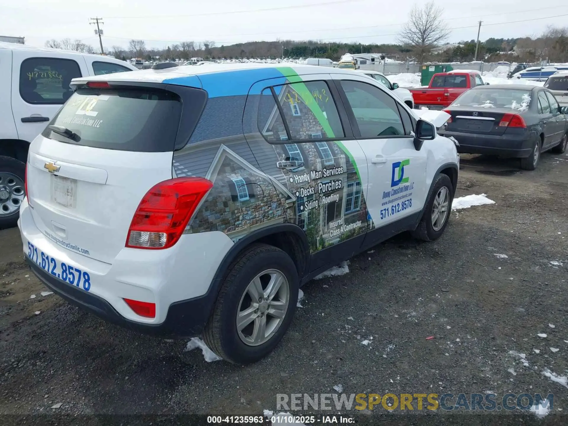 4 Photograph of a damaged car KL7CJKSB9LB079128 CHEVROLET TRAX 2020