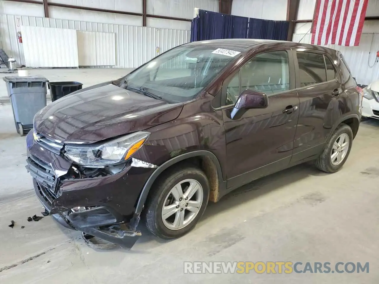 1 Photograph of a damaged car KL7CJKSB9LB344808 CHEVROLET TRAX 2020