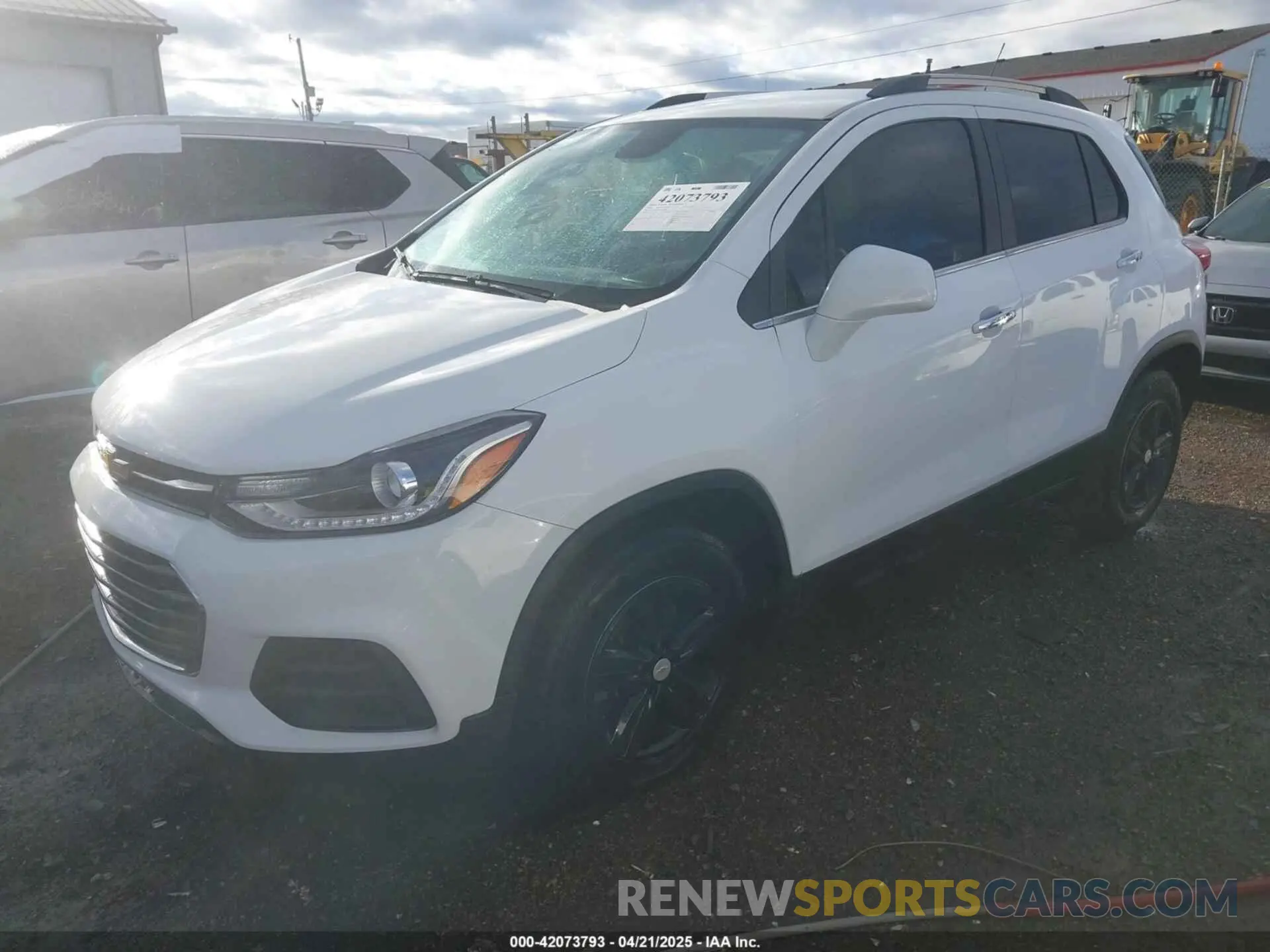 2 Photograph of a damaged car KL7CJLSB0LB083963 CHEVROLET TRAX 2020