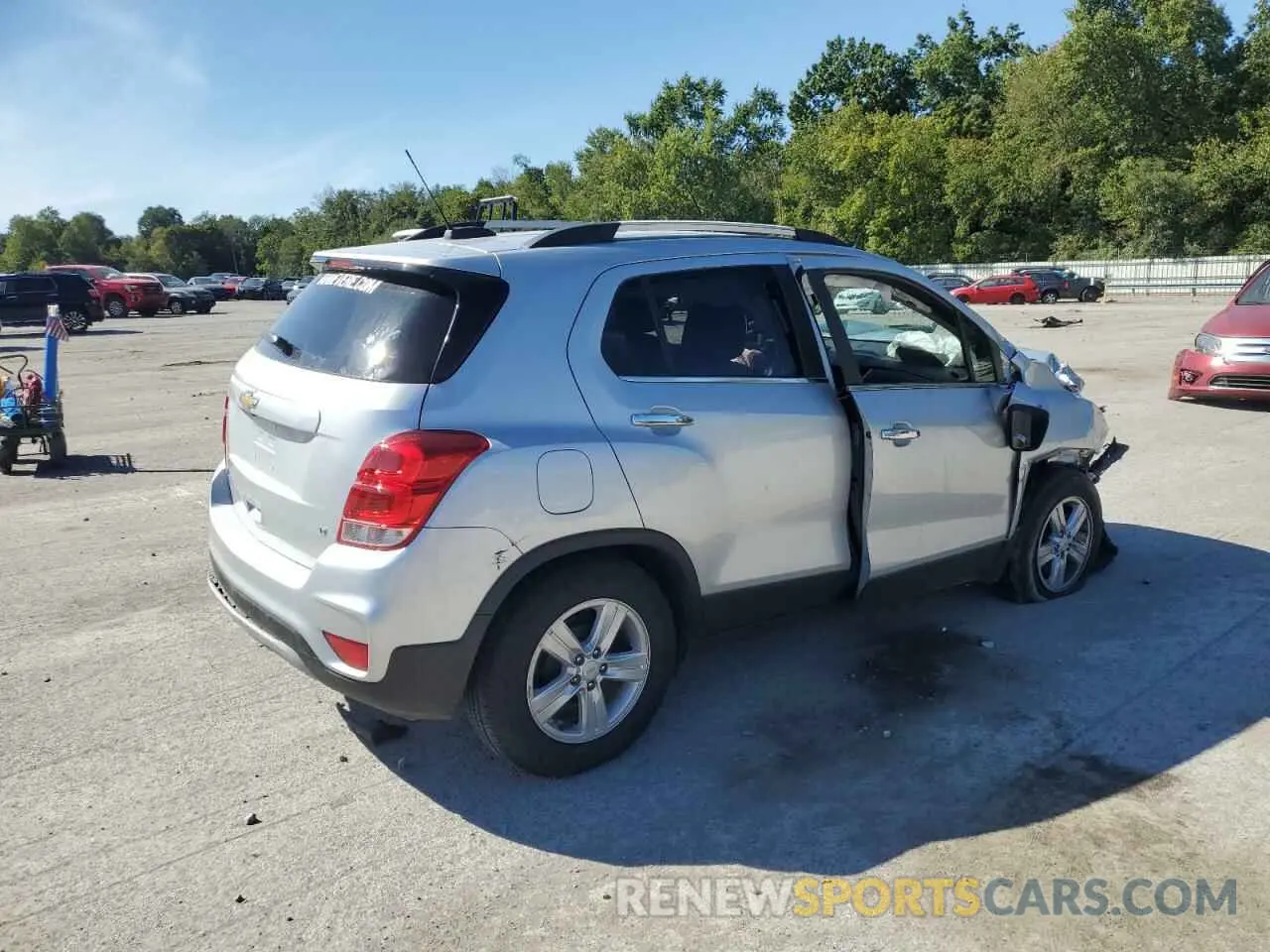 3 Photograph of a damaged car KL7CJLSB2LB001554 CHEVROLET TRAX 2020