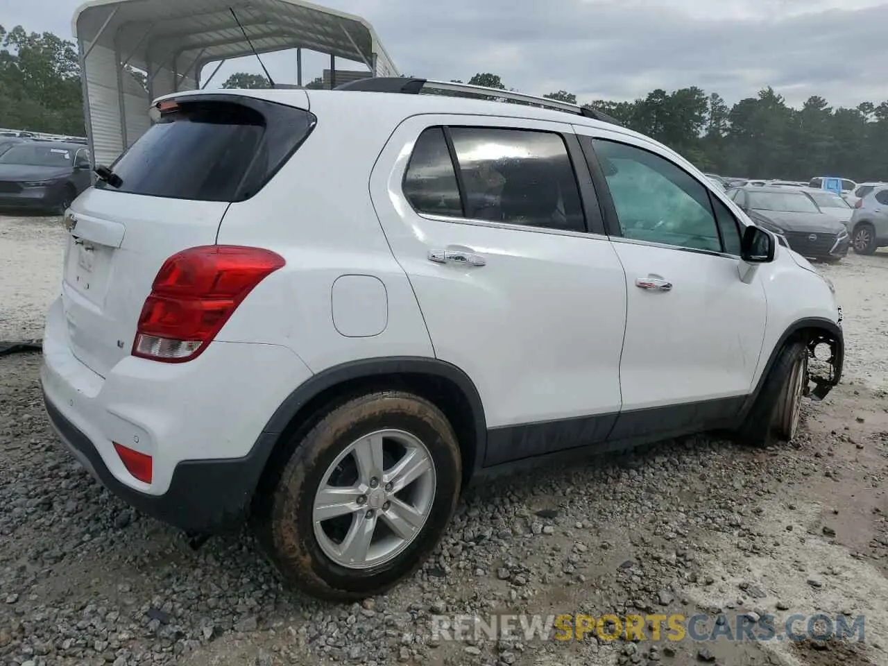 3 Photograph of a damaged car KL7CJLSB2LB093359 CHEVROLET TRAX 2020