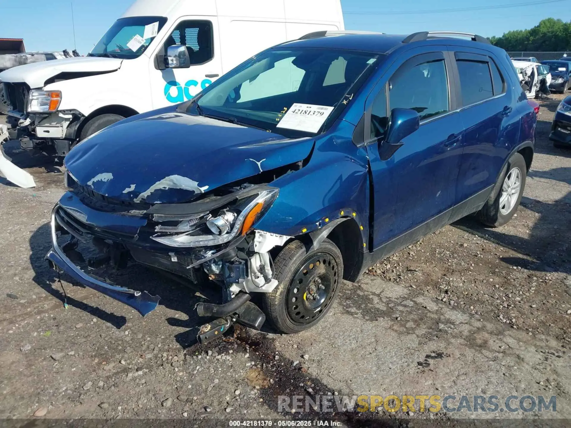 2 Фотография поврежденного автомобиля KL7CJLSB5LB337747 CHEVROLET TRAX 2020