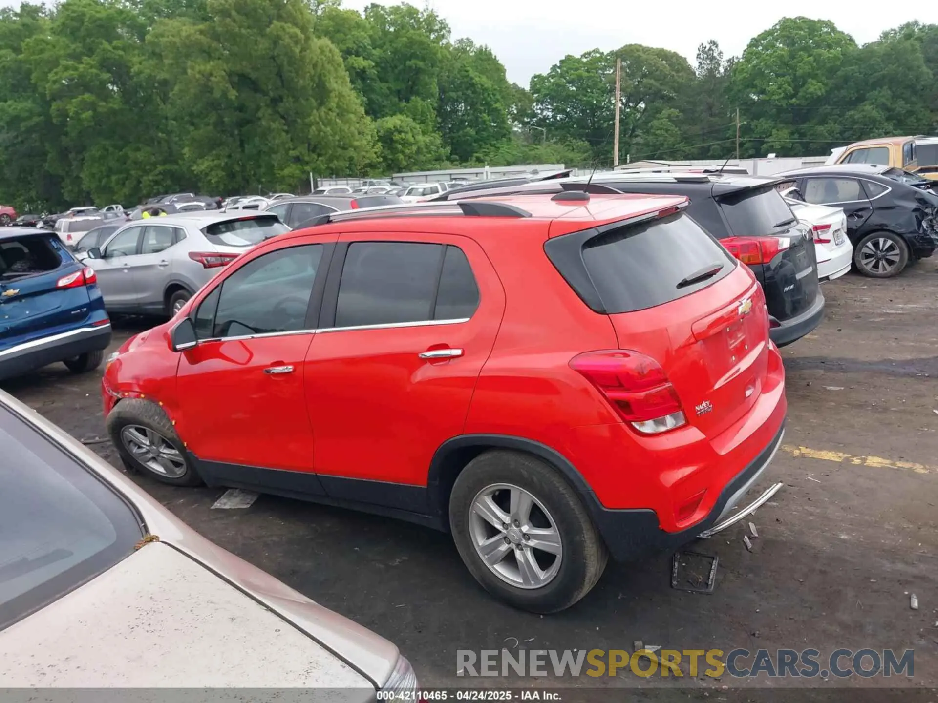 14 Фотография поврежденного автомобиля KL7CJLSB5LB343435 CHEVROLET TRAX 2020