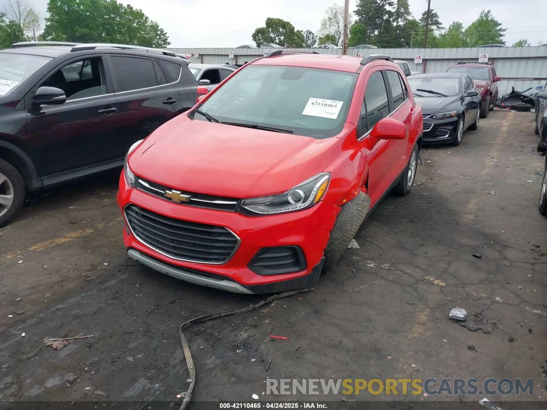 2 Фотография поврежденного автомобиля KL7CJLSB5LB343435 CHEVROLET TRAX 2020