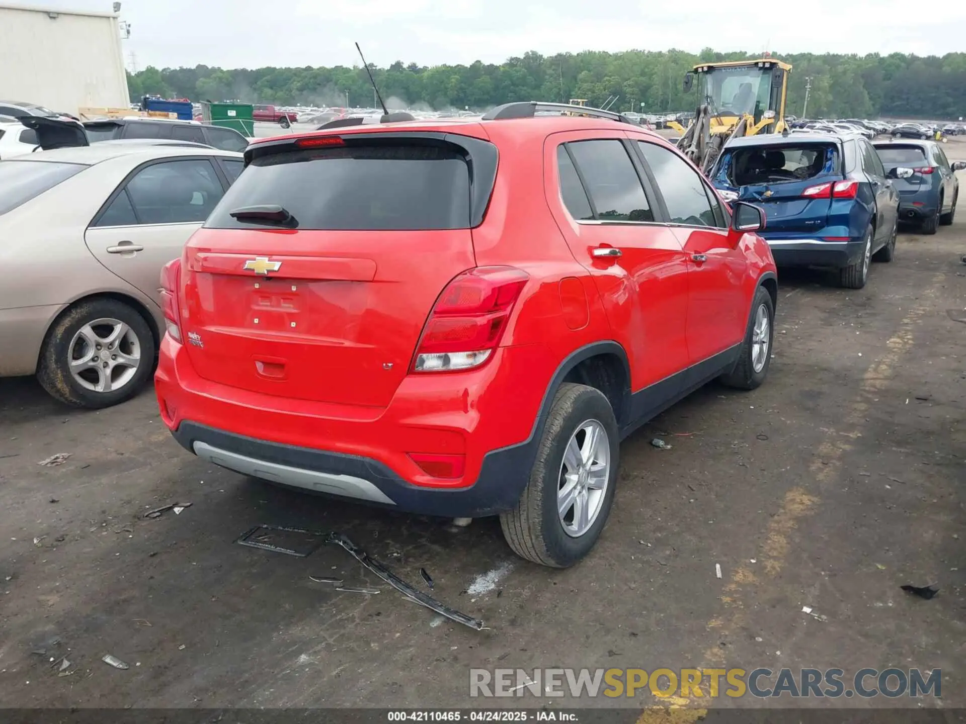 4 Фотография поврежденного автомобиля KL7CJLSB5LB343435 CHEVROLET TRAX 2020