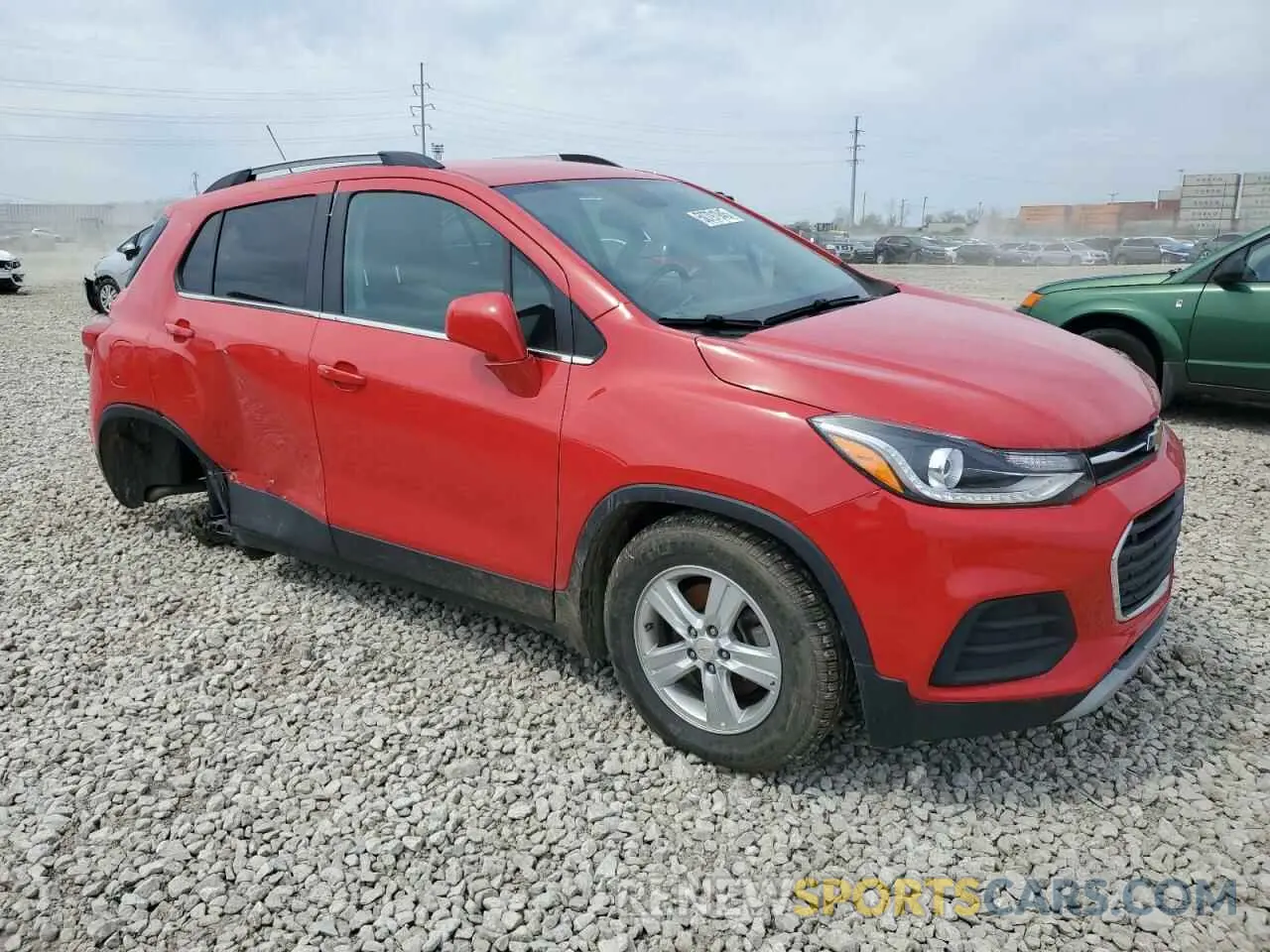 4 Фотография поврежденного автомобиля KL7CJLSB7LB338818 CHEVROLET TRAX 2020