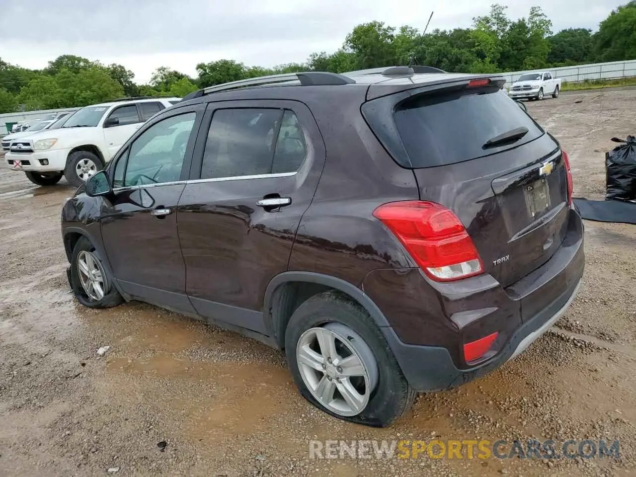 2 Photograph of a damaged car KL7CJLSB7LB342514 CHEVROLET TRAX 2020