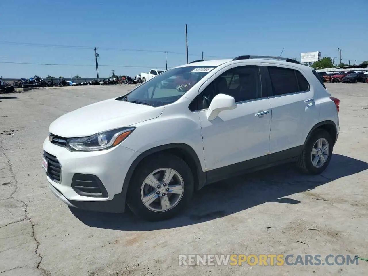 1 Photograph of a damaged car KL7CJLSB8LB058390 CHEVROLET TRAX 2020