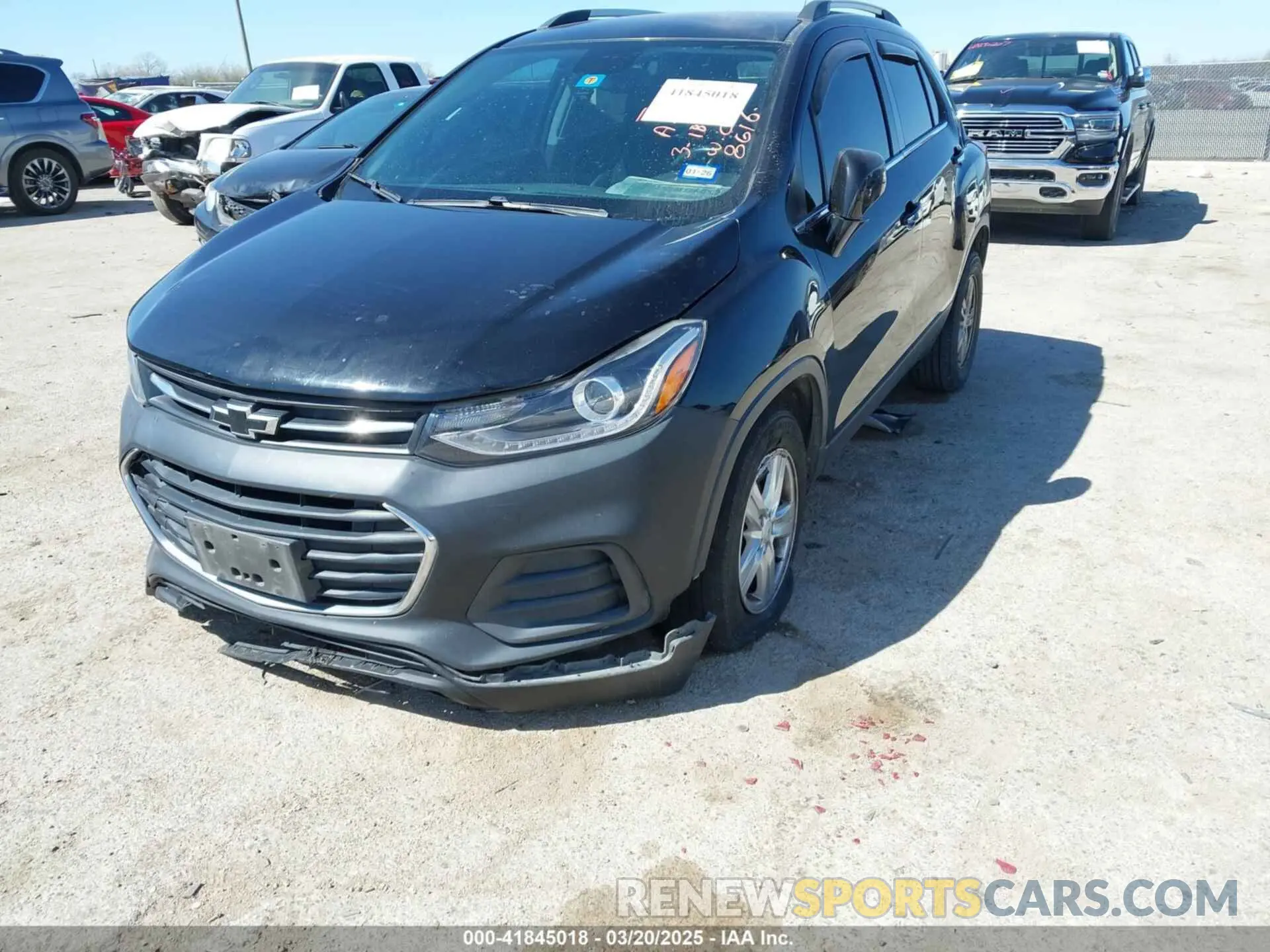 6 Photograph of a damaged car KL7CJPSB8LB038616 CHEVROLET TRAX 2020