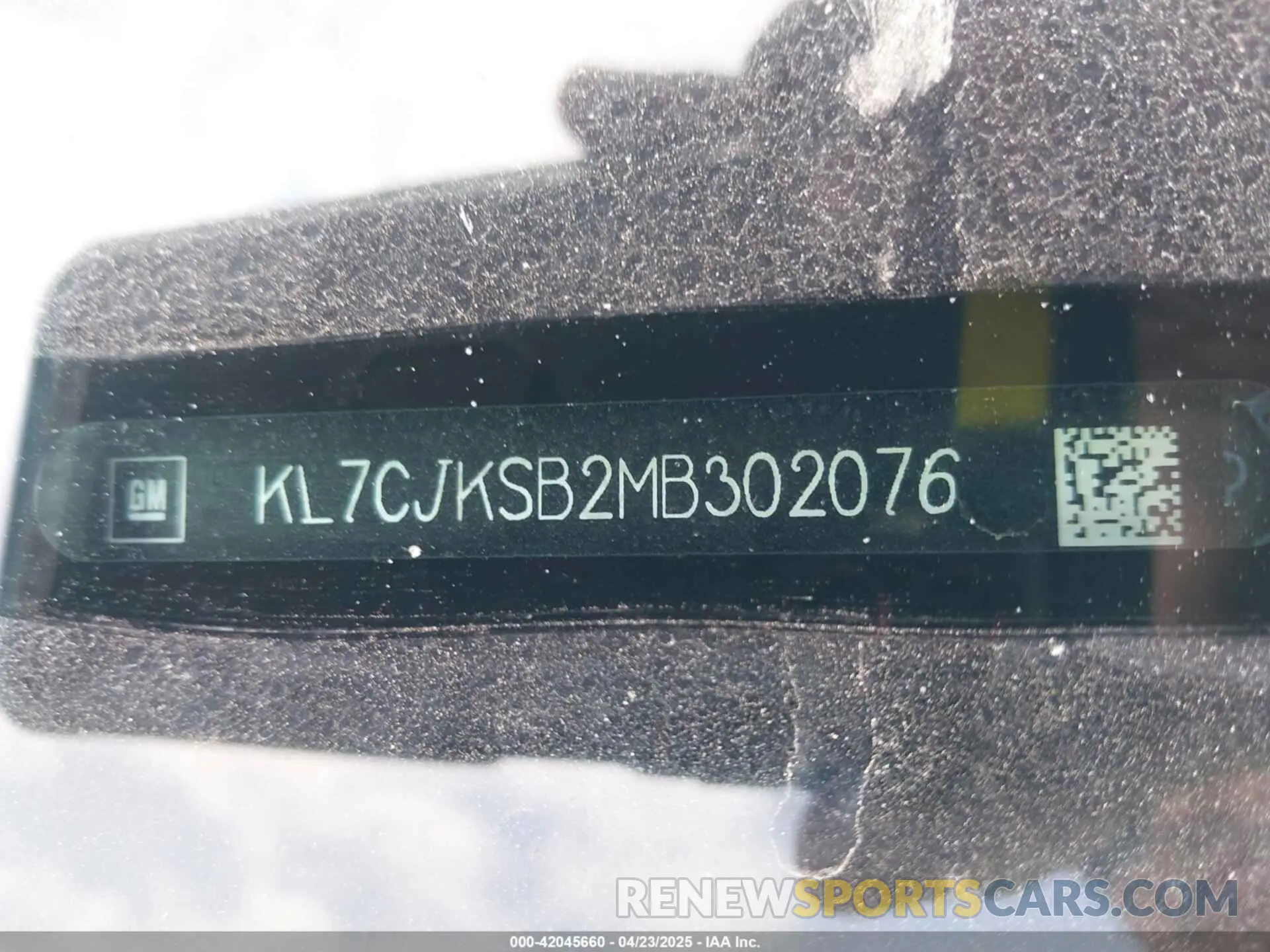 9 Photograph of a damaged car KL7CJKSB2MB302076 CHEVROLET TRAX 2021