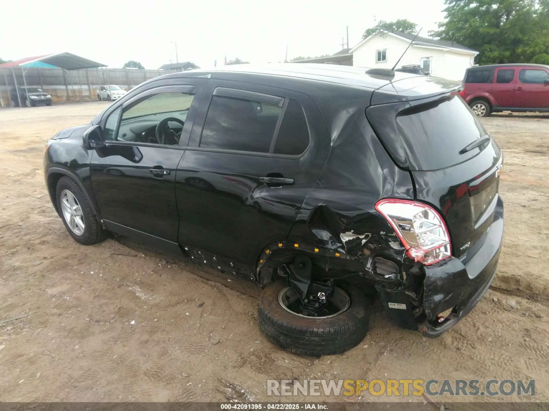 3 Фотография поврежденного автомобиля KL7CJKSB3MB332543 CHEVROLET TRAX 2021