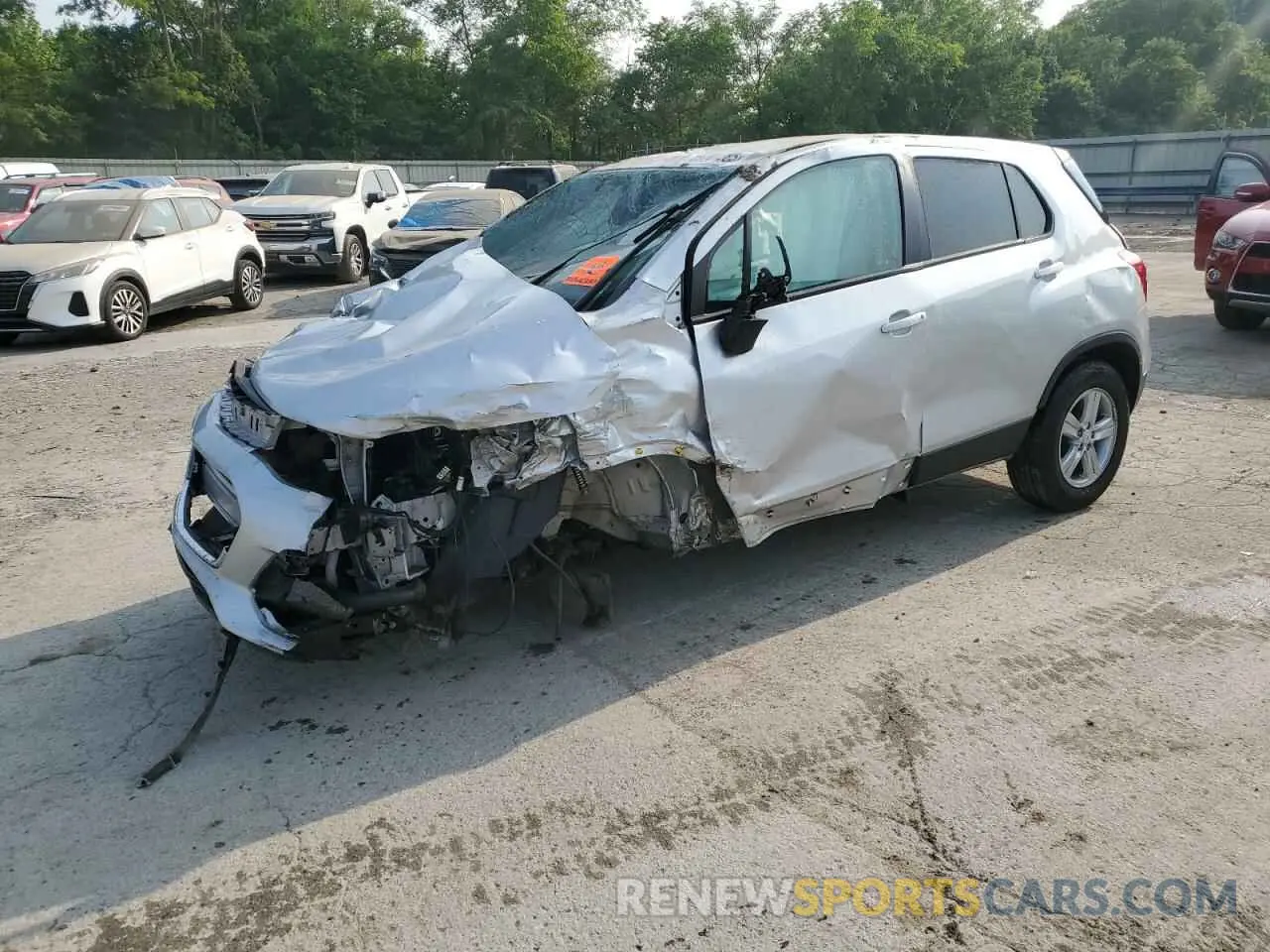 1 Фотография поврежденного автомобиля KL7CJKSB4MB311992 CHEVROLET TRAX 2021