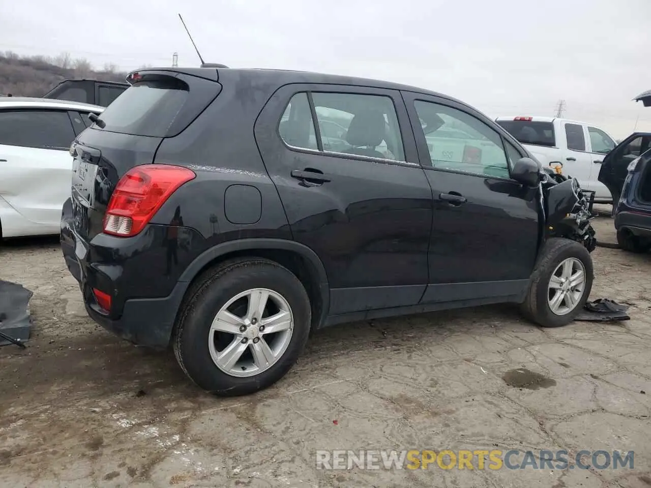 3 Фотография поврежденного автомобиля KL7CJKSB4MB316092 CHEVROLET TRAX 2021