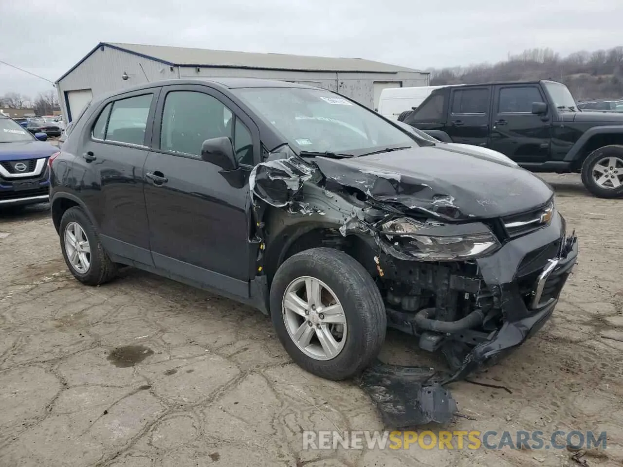 4 Фотография поврежденного автомобиля KL7CJKSB4MB316092 CHEVROLET TRAX 2021