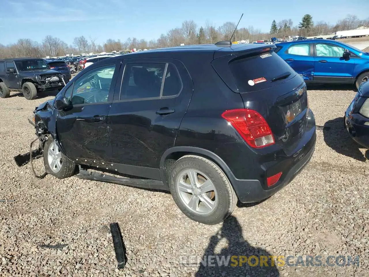 2 Photograph of a damaged car KL7CJKSB5MB320068 CHEVROLET TRAX 2021