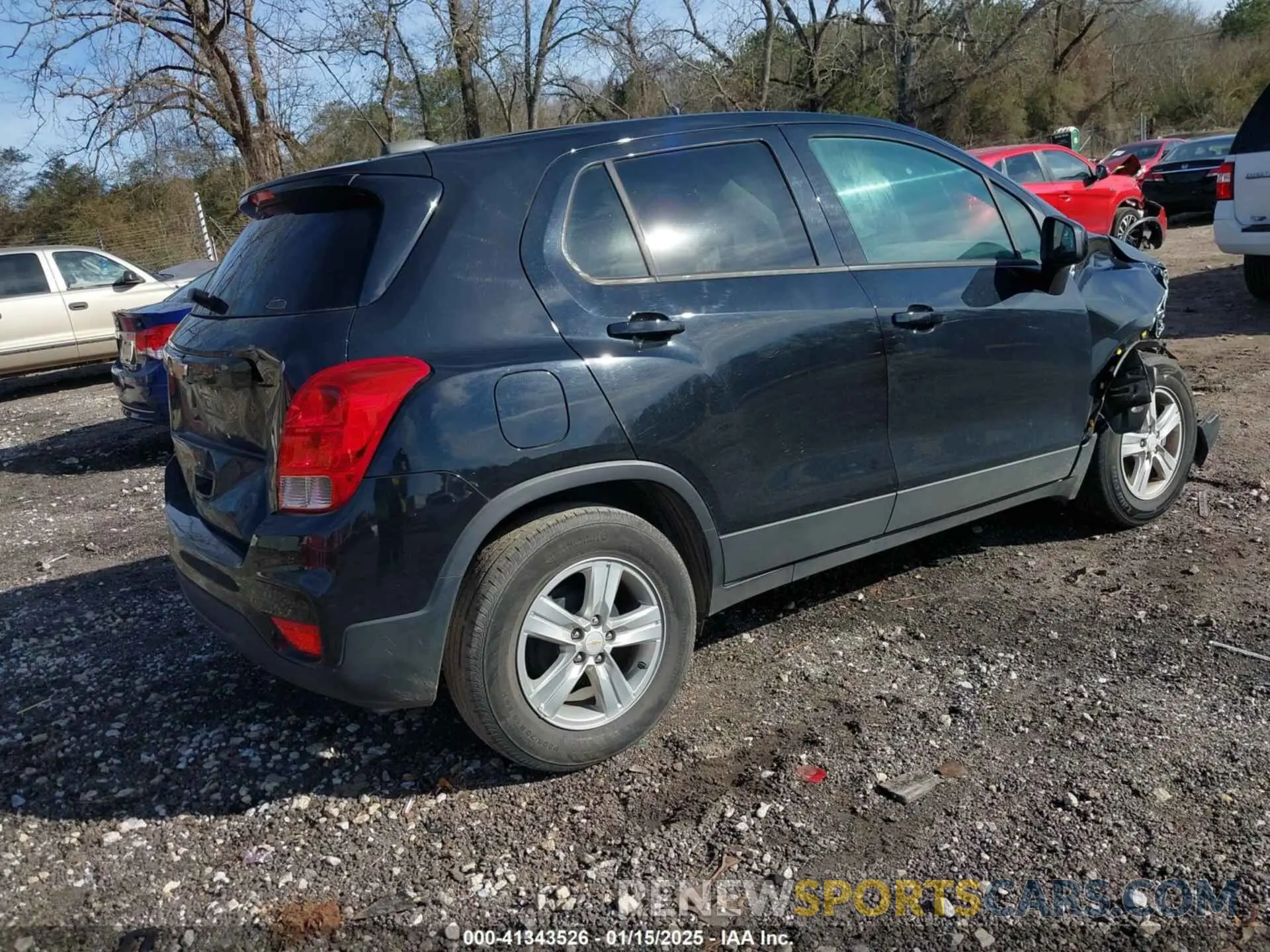 4 Фотография поврежденного автомобиля KL7CJKSB8MB322736 CHEVROLET TRAX 2021
