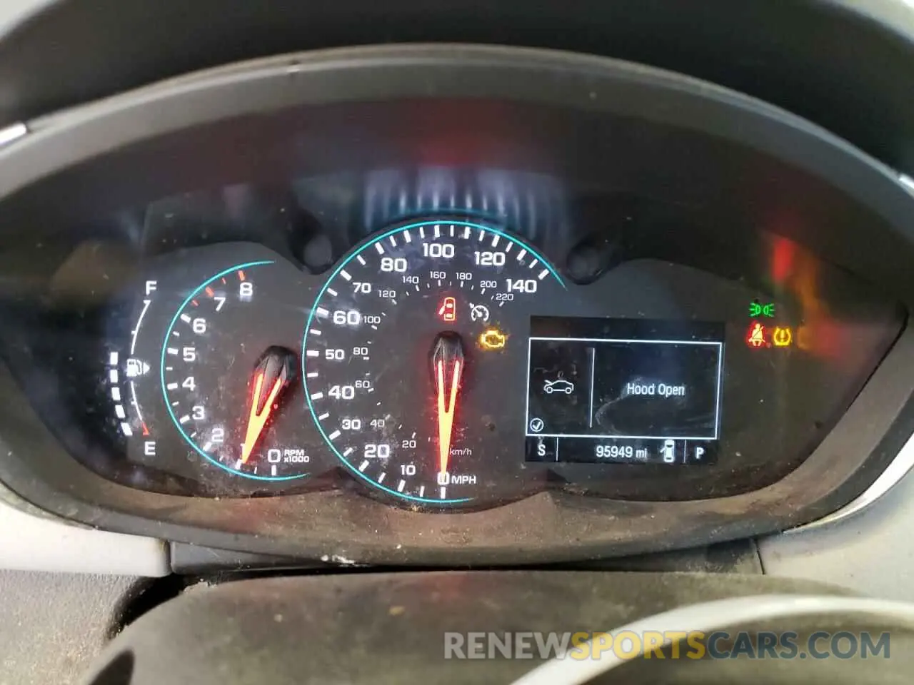 9 Фотография поврежденного автомобиля KL7CJKSB9MB306982 CHEVROLET TRAX 2021