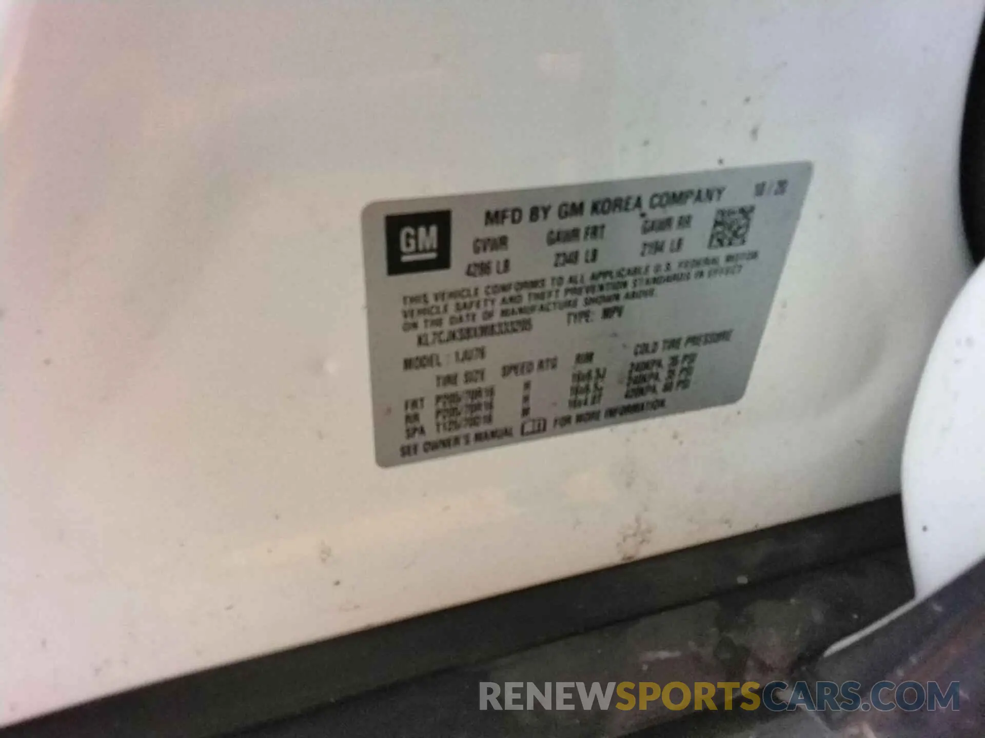 4 Фотография поврежденного автомобиля KL7CJKSBXMB333205 CHEVROLET TRAX 2021
