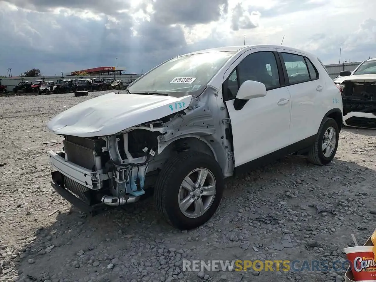 1 Фотография поврежденного автомобиля KL7CJKSM4MB364791 CHEVROLET TRAX 2021