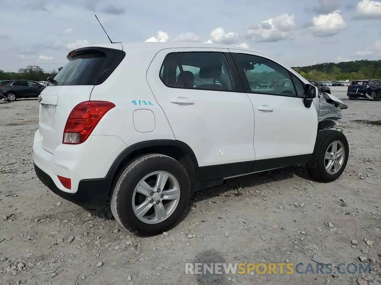 3 Фотография поврежденного автомобиля KL7CJKSM4MB364791 CHEVROLET TRAX 2021