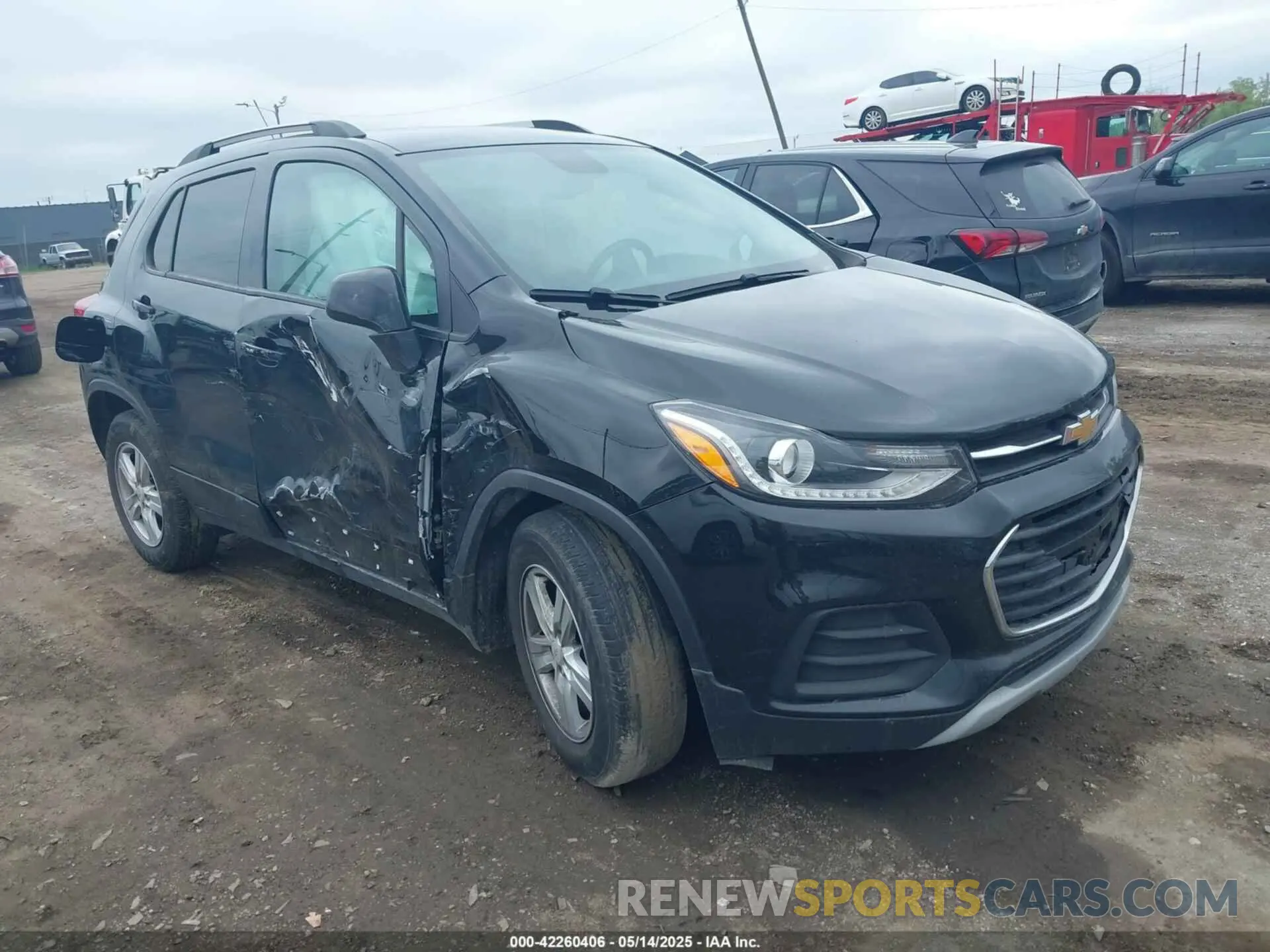 1 Фотография поврежденного автомобиля KL7CJLSB1MB329341 CHEVROLET TRAX 2021