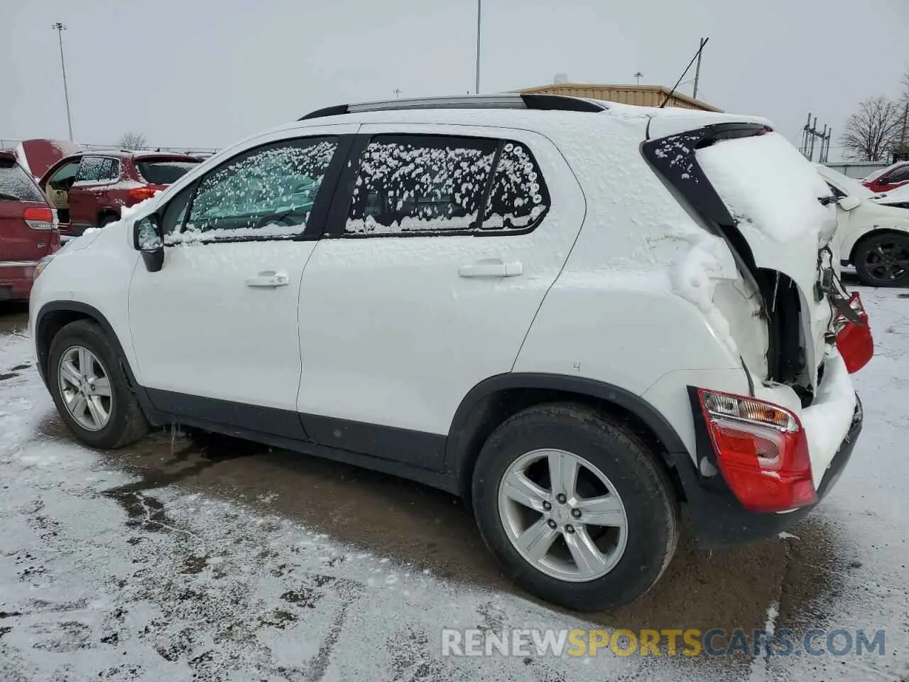 2 Photograph of a damaged car KL7CJLSB1MB340016 CHEVROLET TRAX 2021