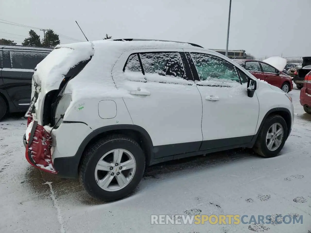 3 Photograph of a damaged car KL7CJLSB1MB340016 CHEVROLET TRAX 2021