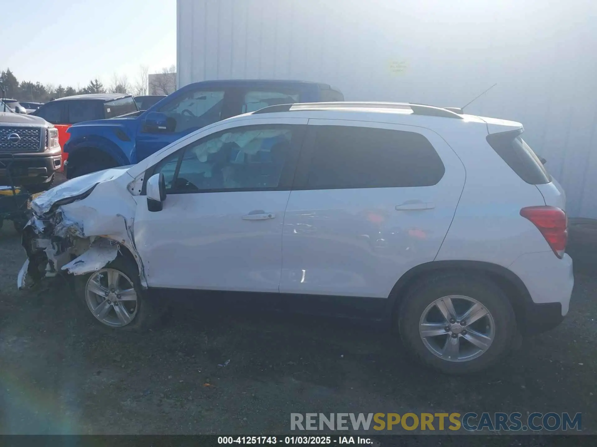14 Photograph of a damaged car KL7CJLSB2MB309664 CHEVROLET TRAX 2021