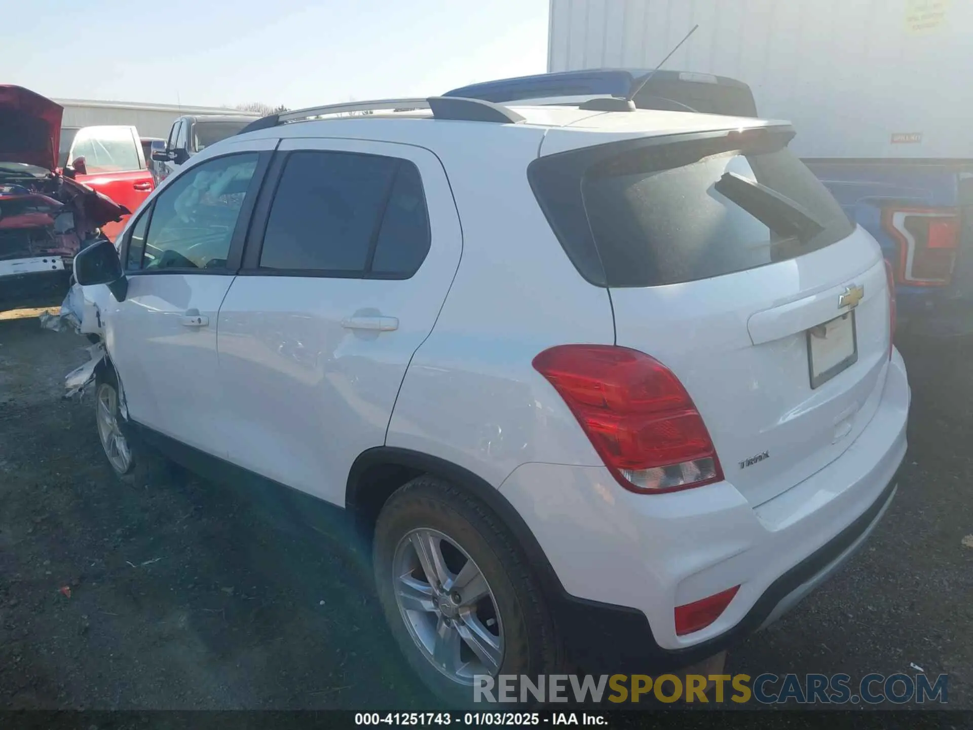 3 Photograph of a damaged car KL7CJLSB2MB309664 CHEVROLET TRAX 2021
