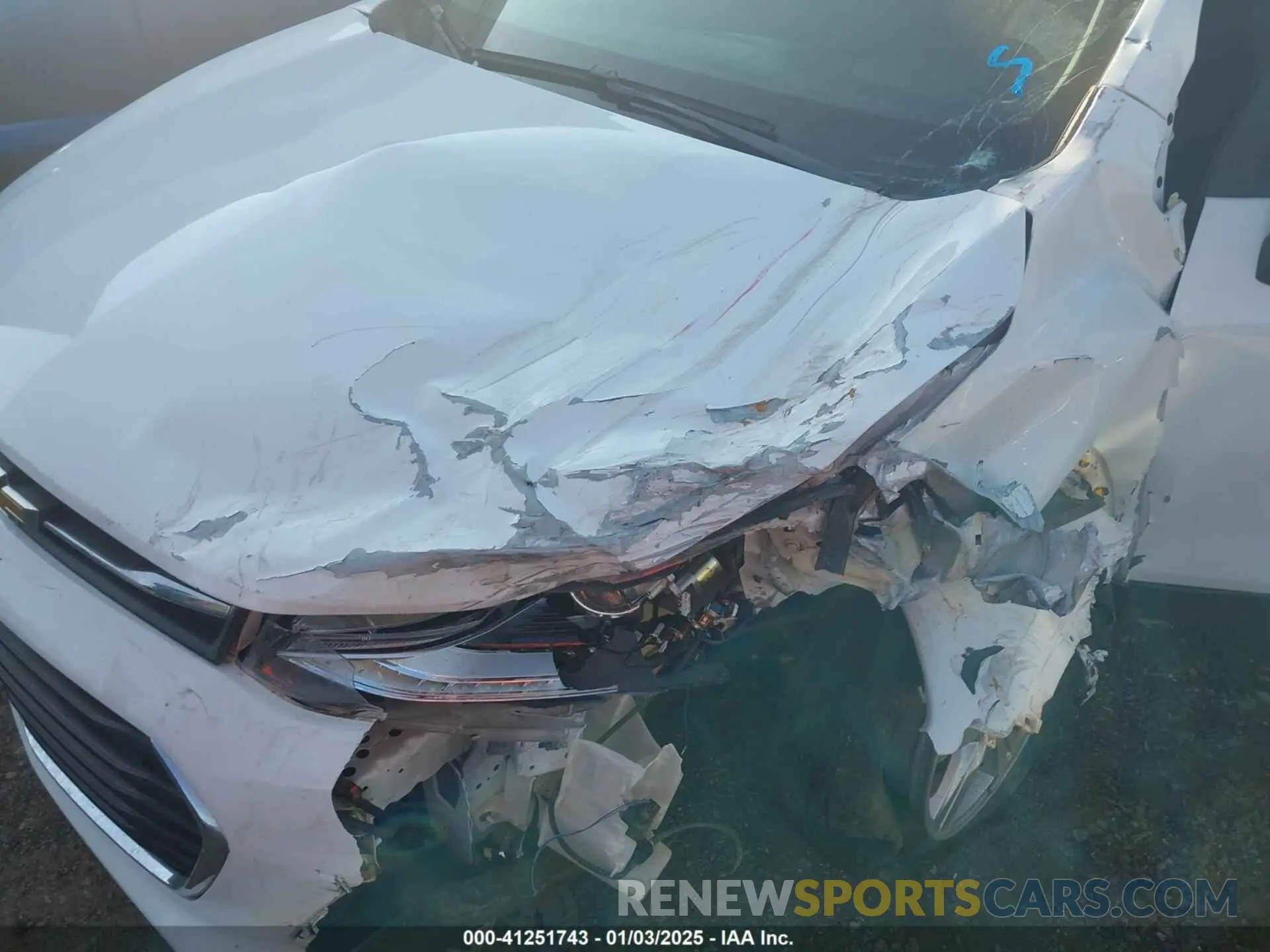 6 Photograph of a damaged car KL7CJLSB2MB309664 CHEVROLET TRAX 2021